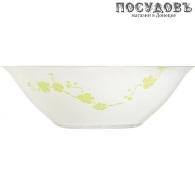 Luminarc Kashima G9716 салатник, стекло упрочненное, цвет белый с рисунком, Ø270 мм, Франция 1 шт.