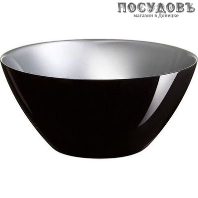Luminarc Flashy Colors J8150 салатник, стекло упрочненное, цвет черный, Ø230 мм, Франция 1 шт.
