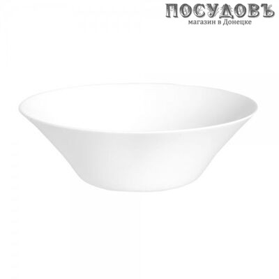 Luminarc Alizee L1131 салатник, стекло упрочненное, цвет белый, Ø290 мм, 2900 мл, Франция 1 шт.