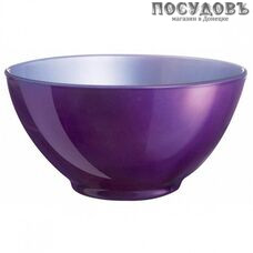 Luminarc Cosmos Flashy Colors J7513 салатник, стекло упрочненное, цвет малиновый, Ø230 мм, Франция 1 шт.