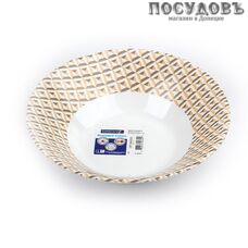 Luminarc Loft Abacco L2537 салатник, стекло упрочненное, цвет белый с рисунком, Ø180 мм, Франция 1 шт.