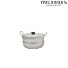 Калитва 01150 кастрюля с крышкой, алюминий усиленный, 15,0 л, Ø380×180 мм, Россия, 2 пр.