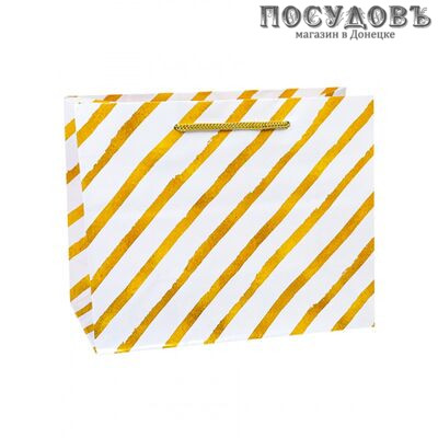 Dream cards Стильные полосы ПКП-1858 пакет подарочный XXL-420×520×160 мм, бумага, глянцевая ламинация