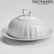 Добрушский фарфор Бельё 6С0039Ф34 масленка с крышкой, 500 мл, фарфор