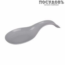 Альтернатива М7842 подставка под ложку, 220×85×37 мм, полипропилен, серый цвет, 1 шт.