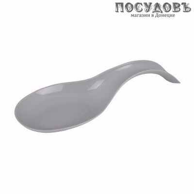 Альтернатива М7842 подставка под ложку, 220×85×37 мм, полипропилен, серый цвет, 1 шт.