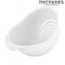 Альтернатива М8160 дуршлаг для крупы, 245×215×195 мм, полипропилен, белый