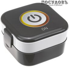 М-пластика Кнопка М 1232 контейнер с крышкой, полипропилен, 400+400 мл