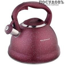 Backman BM-0712 чайник со свистком, 3,0 л, сталь нержавеющая, капсульное дно Backman BM-0712 чайник со свистком, 3,0 л, сталь нержавеющая, капсульное дно