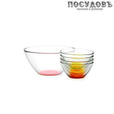 Luminarc Cosmos Flashy Colors N5443 салатники в наборе, стекло 5 пр.