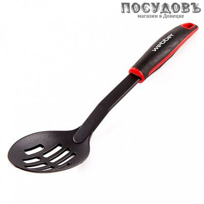 Webber Classic Tomato BE-1157N, ложка-шумовка, нейлон, черный с красным