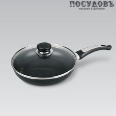 Maestro MR-1203-28 сковорода с крышкой Ø280×58 мм, алюминий штампованный, антипригарное покрытие