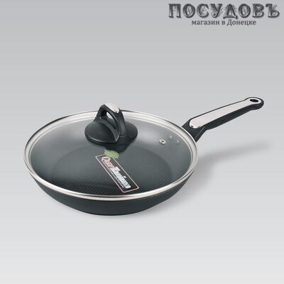 Maestro MR-1207-24 сковорода с крышкой Ø240×48 мм, алюминий литой, покрытие Quan Tanium
