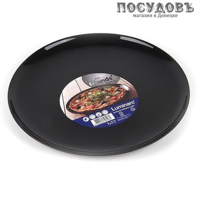 Luminarc Friends Time Black 0065М тарелка для стейка   360*255 мм без упаковки 1 шт.