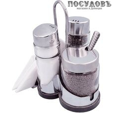 ZEIDAN Z-11045 набор для специй, сталь нержавеющая, стекло, в упаковке 1 к-кт.