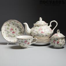 Beatrix Изабелла МХ006Р/14 сервиз чайный, фарфор, в подарочной упаковке 14 пр.