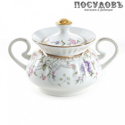 Beatrix Лоренс МР032Е сахарница с крышкой, 450 мл, фарфор