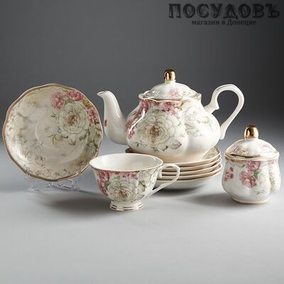 Beatrix Жизель МР038P/14 сервиз чайный, фарфор, в подарочной упаковке 14 пр.