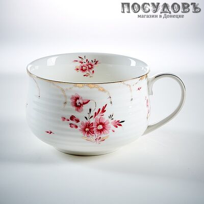 Beatrix Муза МР060L2 бульонница, 500 мл, фарфор, в подарочной упаковке 1 шт.
