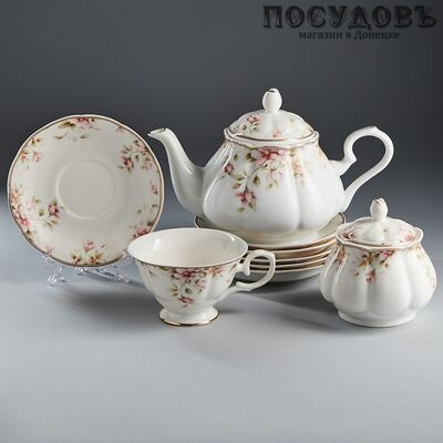 Beatrix Сицилия МН015P/14 сервиз чайный, фарфор, в подарочной упаковке 14 пр.