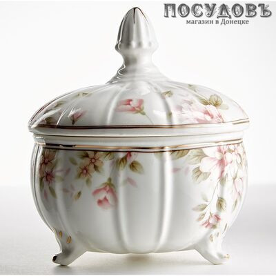 Beatrix Сицилия МН067Е сахарница с крышкой, 470 мл, фарфор