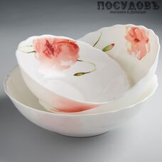 Teropal Акварель 1003B/44-SK салатники в наборе, стеклокерамика, Испания, в упаковке 3 шт.