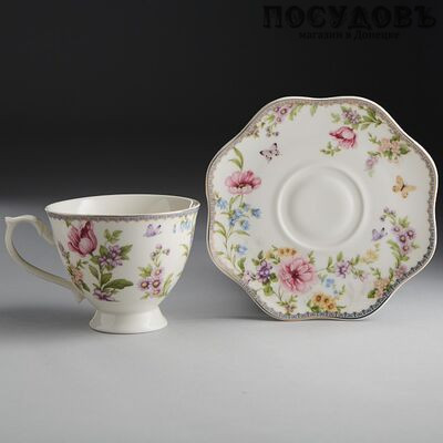Beatrix Камелия Ф2-027Р/6 набор чайный, фарфор, в подарочной упаковке 12 пр.