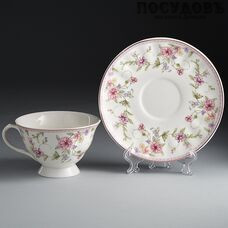 Rosario Роберта Ф2-033P/1 чайная пара, фарфор, в подарочной упаковке 2 пр.
