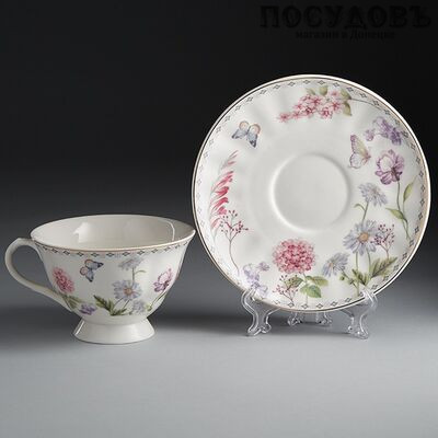 Rosario Диана Ф2-034P/1 чайная пара, фарфор, в подарочной упаковке 2 пр.