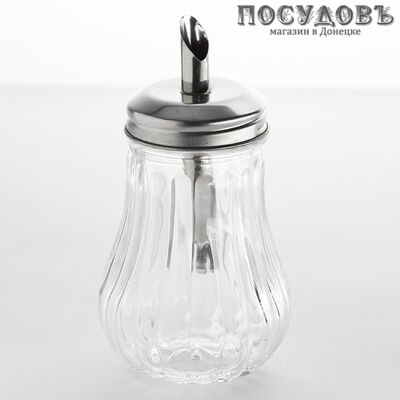 Webber ВЕ-0043 дозатор для сахара, Ø75×110 мм, 200 мл, стекло 1 шт.