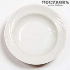 Добрушский фарфор Голубка 0с0580Ф34 тарелка глубокая, фарфор, цвет белый, Ø220 мм, 250 мл, Беларусь 1 шт.