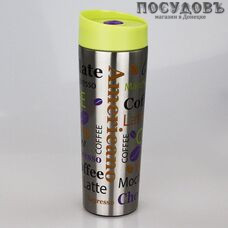 Alpenkok AK-04020A Кофе вакуумная термокружка 400 мл, сталь нержавеющая, лакированное покрытие