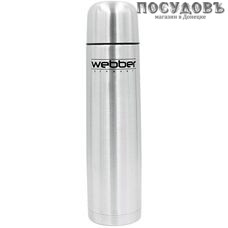 Webber SS-1000P термос, колба сталь нержавеющая 1000 мл, корпус сталь нержавеющая