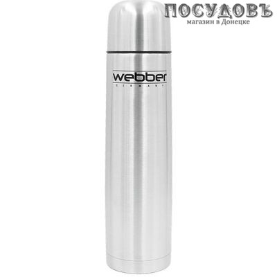 Webber SS-1200P термос, колба сталь нержавеющая 1200 мл, цвет металлик