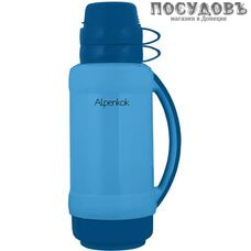 Alpenkok AK-18024S термос, колба стеклянная 1800 мл, корпус пластик, цвет синий