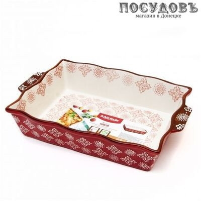 Attribute Rosso ABK001 прямоугольная форма для выпечки, керамика, 270×180 мм