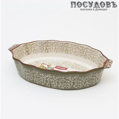 Attribute Verde ABK104 овальная форма для выпечки, керамика, 290×180 мм