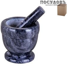 Коралл 5033 ступка с пестиком, Ø100×100 мм, мрамор, в упаковке 2 пр.