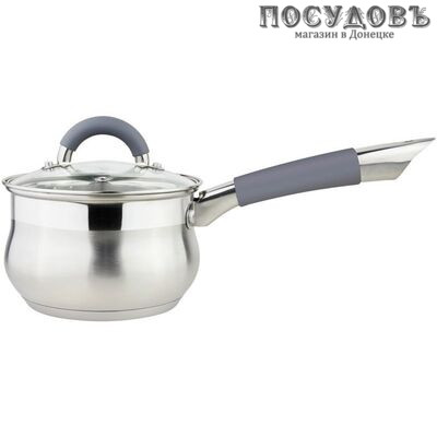 Mallony 002125 Toskana ковш с крышкой 1,9 л, сталь нержавеющая, четырехслойное капсульное дно, 2 пр.