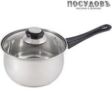 Mallony 009356 BAK ковш с крышкой 1,9 л, сталь нержавеющая 201, трехслойное дно, 2 пр.