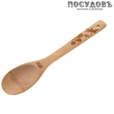 HITT Botanica H-BO111, ложка поварская, 300 мм, бамбук