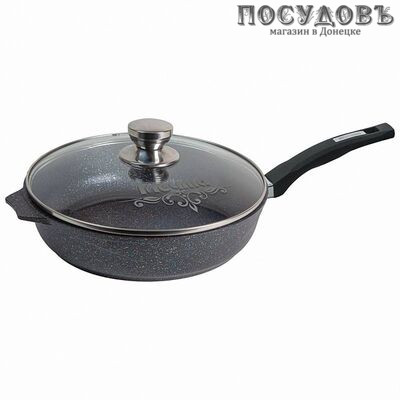 Мечта Гранит Star С022803 сковорода Ø220 мм, алюминий литой, гранитное покрытие Greblon, съемная ручка