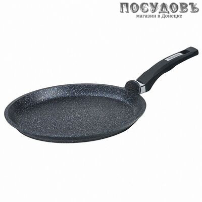 Мечта Гранит Induction Pro Star 12803И сковорода блинная Ø220 мм, алюминий литой, гранитное покрытие Greblon