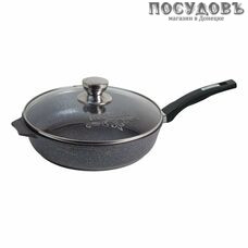 Мечта Гранит Star С30803 сковорода с крышкой Ø300 мм, алюминий литой, гранитное покрытие Greblon, 2 пр.