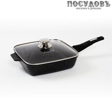 Мечта Гранит Star с064803 сковорода-гриль Ø240×50 мм, алюминий литой, гранитное покрытие, съемная ручка