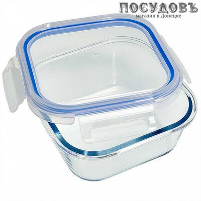 Забава РК-0105/2 форма для запекания с крышкой, стекло жаропрочное, 152×152×62 мм, 800 мл