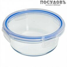 Забава РК-0106/2 форма для запекания с герметичной крышкой, стекло жаропрочное, Ø174×h67 мм, 1000 мл