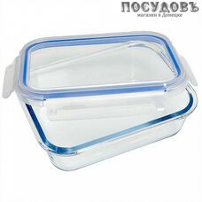 Забава РК-0104/2 форма для запекания с крышкой, стекло жаропрочное, 208×158×72 мм, 1100 мл