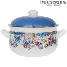 Avsar Natuerl A03-05 кастрюля 6,2 л, Ø240 мм, сталь эмалированная, Турция