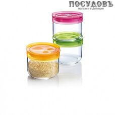 Luminarc J7438 банка для хранения с герметичной крышкой, 500 мл, стекло, Франция, в упаковке 6 пр.